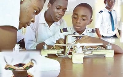 17 years old builds locally made drones.