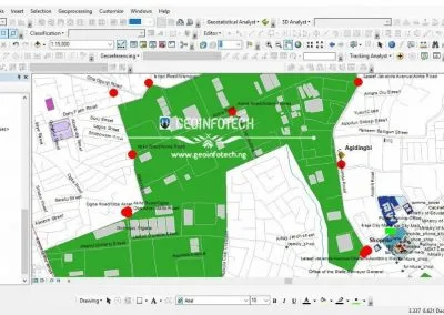 Lagos Ikeja Road Network Map
