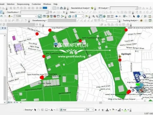 Lagos Ikeja Road Network Map