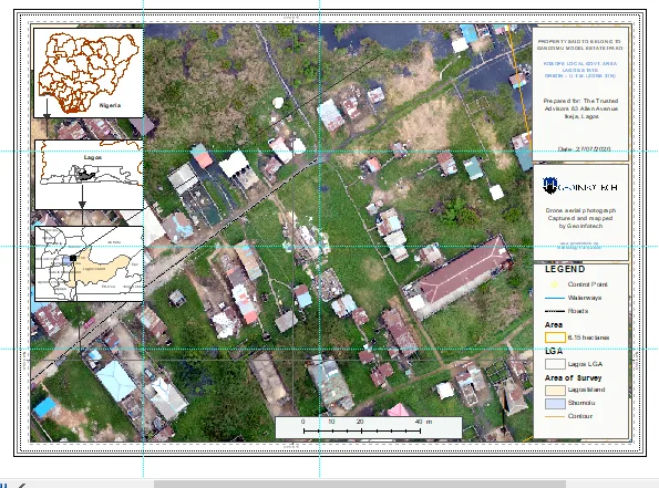Drone aerial survey and mapping – Lagos Island _ Somolu