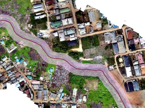 Inspection of 30 hectares drainage