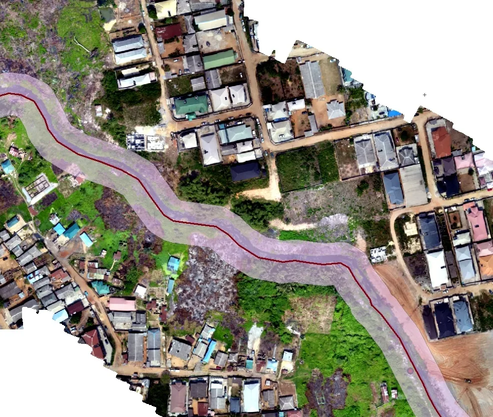 Inspection of 30 hectares drainage
