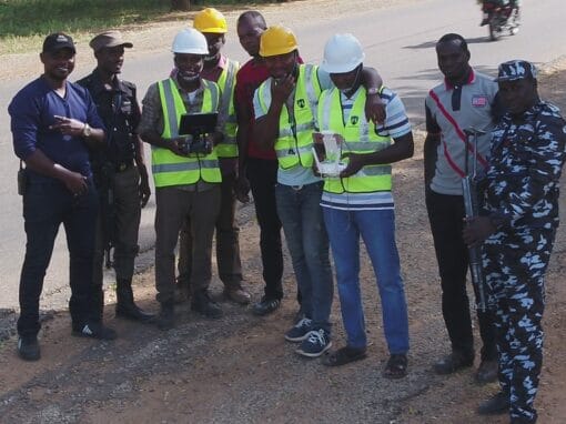 100 Hectares Aerial Survey with Differential GPS of High Accuracy