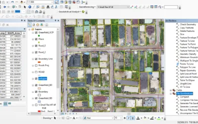 800 Building Plots Aerial Capture and Delineation for Database. Greenfield Estate
