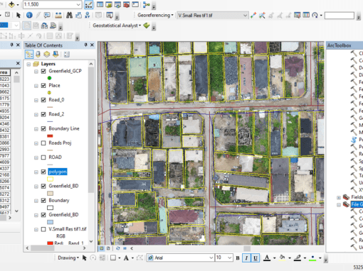 800 Building Plots Aerial Capture and Delineation for Database. Greenfield Estate
