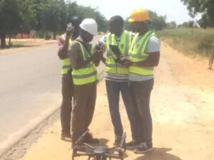 100 Hectares Aerial Survey with Differential GPS of High Accuracy
