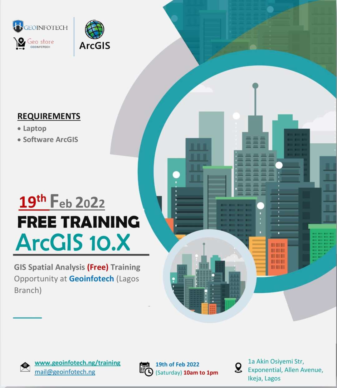 Free GIS Spatial Analysis Training (Lagos Branch)