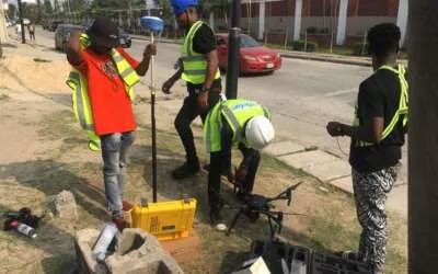 Ground Control and Drone Survey for Mast 3D Modeling