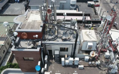 Telecom Drone 3D and 2D Modeling of Cellsite