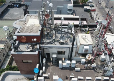 Telecom Drone 3D and 2D Modeling of Cellsite