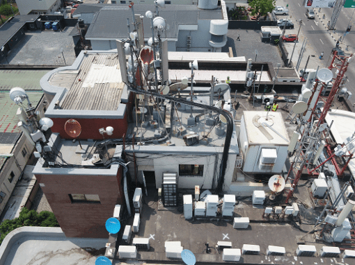 Telecom Drone 3D and 2D Modeling of Cellsite