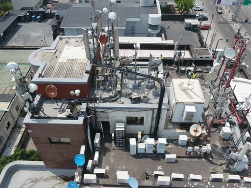 Telecom Drone 3D and 2D Modeling of Cellsite