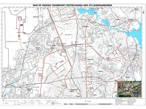 Guide Map of Oshodi Transport Interchange Located in Lagos