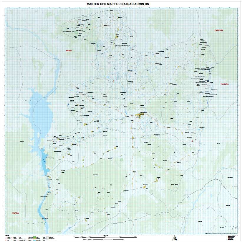 Topographic Mapping of Parts of Niger State Located at Niger State, Nigeria