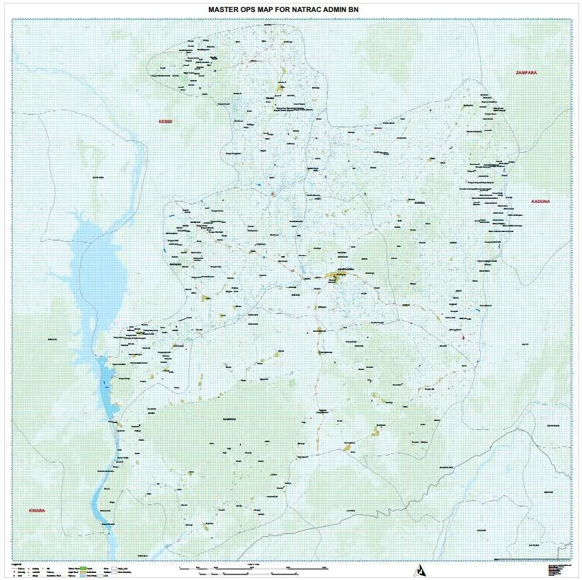 Topographic Mapping of Parts of Niger State Located at Niger State, Nigeria