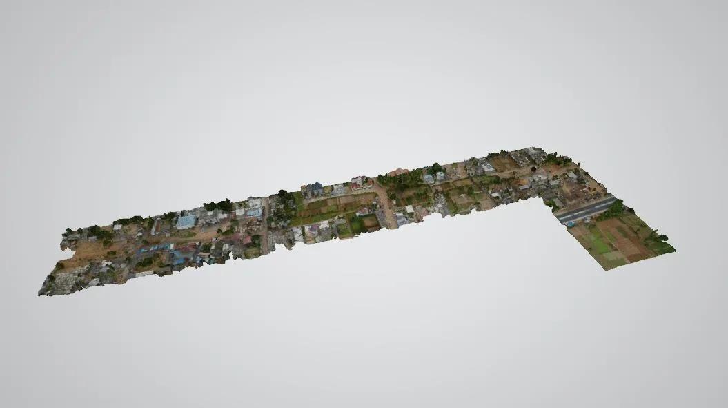 Drone Mapping of Parts of Lome Rail Line for Graceland Energy Located at Lome Togo