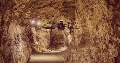 Mine Aerial surveying