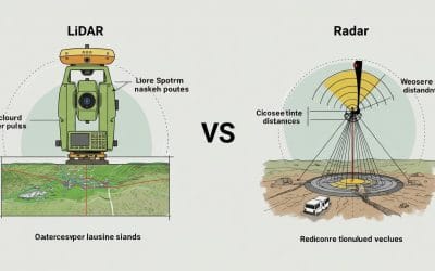 LiDAR vs Radar Survey Instruments