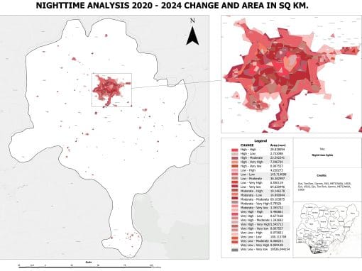 ANALYZING URBANIZATION TRENDS IN KANO STATE, NIGERIA USING NIGHTTIME LIGHTS REMOTE SENSING DATA