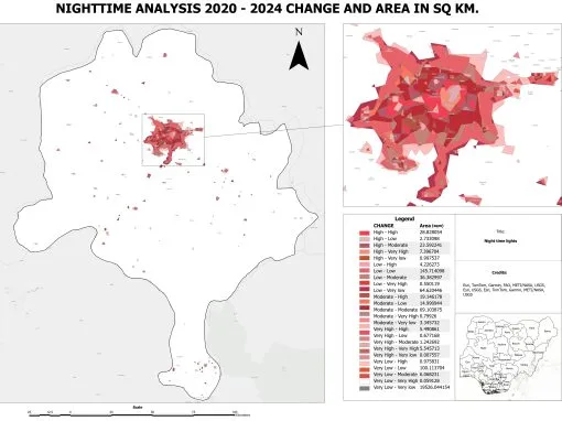 ANALYZING URBANIZATION TRENDS IN KANO STATE, NIGERIA USING NIGHTTIME LIGHTS REMOTE SENSING DATA