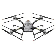 Farmer using drone and GIS software for precision farming in Nigeria