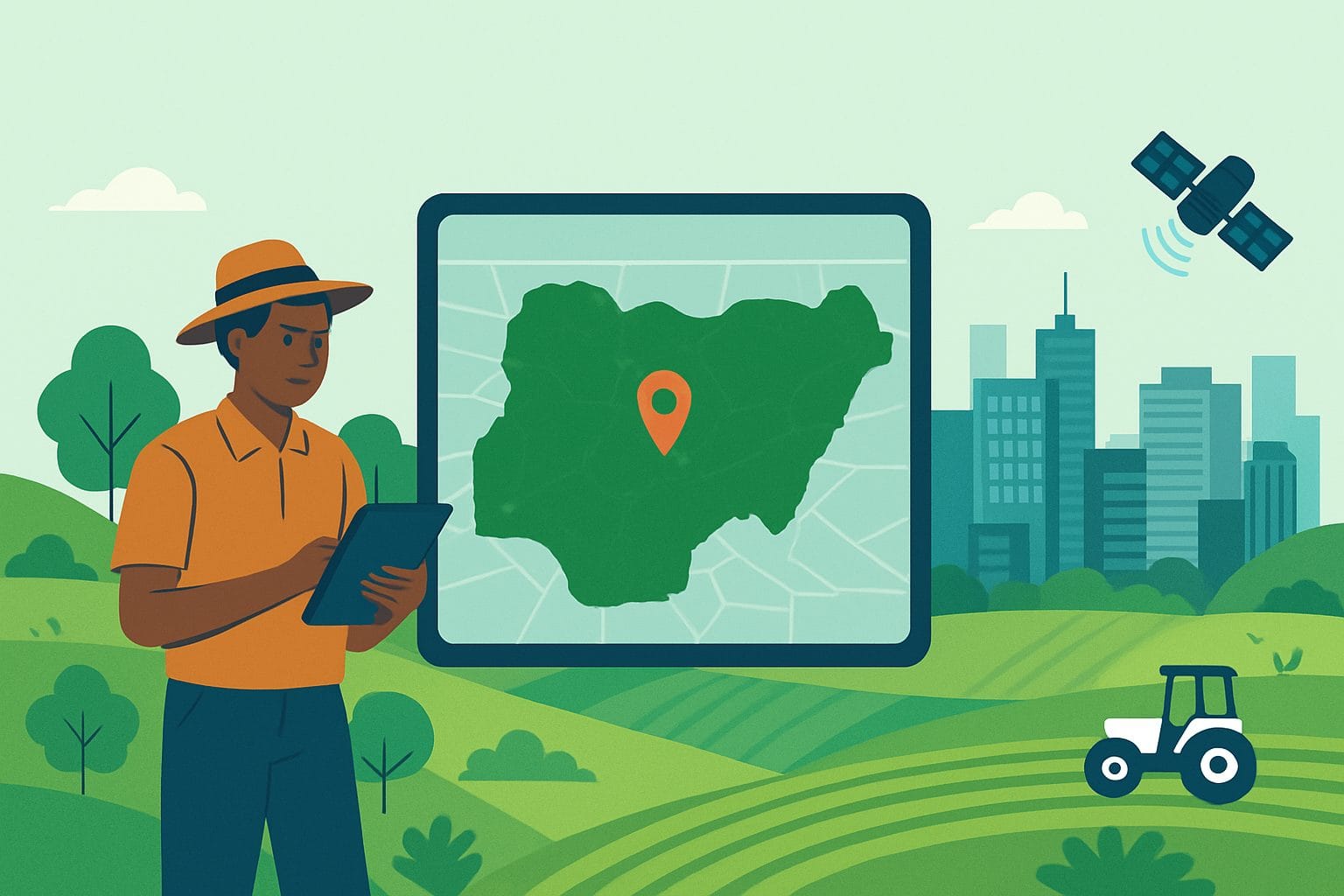 Geoinfotech providing geospatial solutions in Nigeria with GIS, drone mapping, and smart agriculture tools