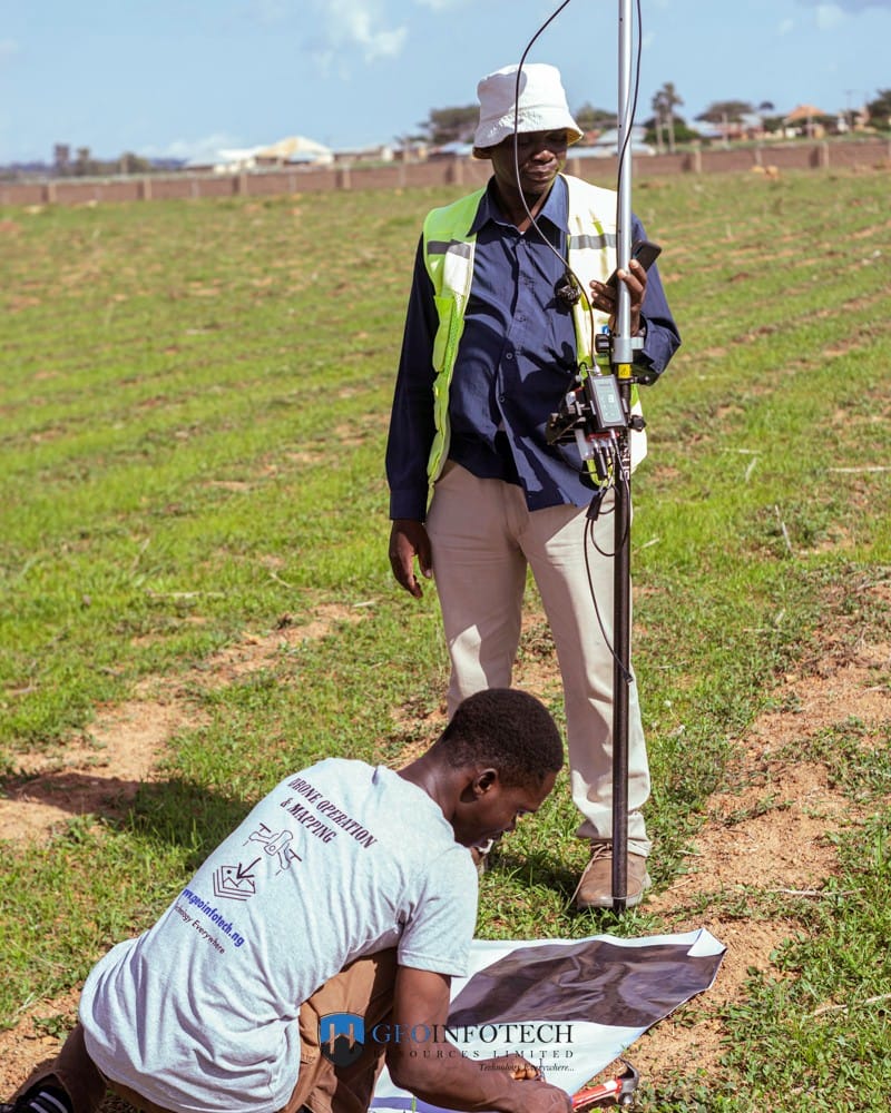 Laying of Ground Control Point Banners