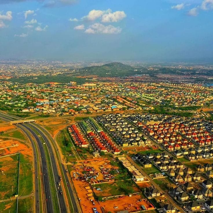 Aso Rock restricted zone and FCT airspace map