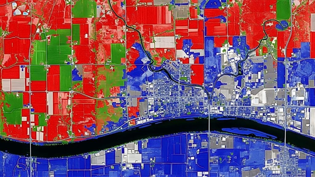 3D terrain model created using photogrammetry