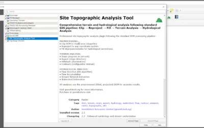 Mastering Terrain Intelligence: How Geoinfotech’s QGIS Topographical Plugin is Redefining Engineering and Planning