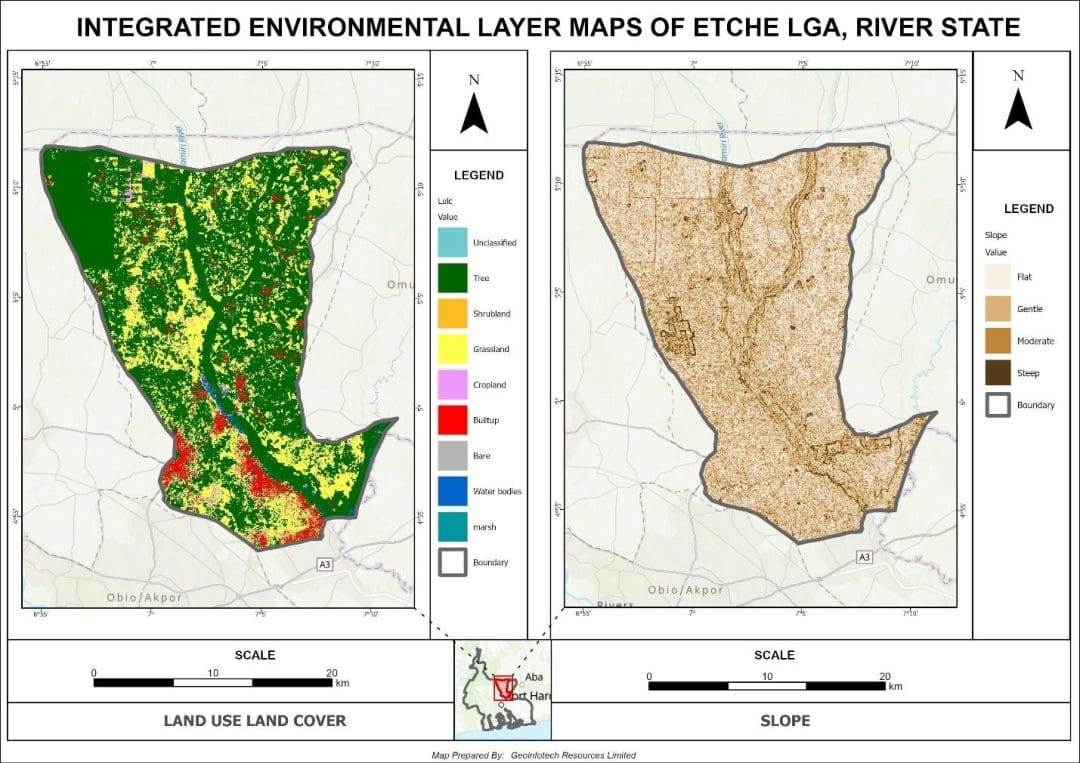 Spatial Modelling of Agricultural Suitability Using Multi-Criteria Evaluation and GeoAI-Inspired Geospatial Analysis       by Sterling Umoren; Maps produced by Ewenla Abimbola