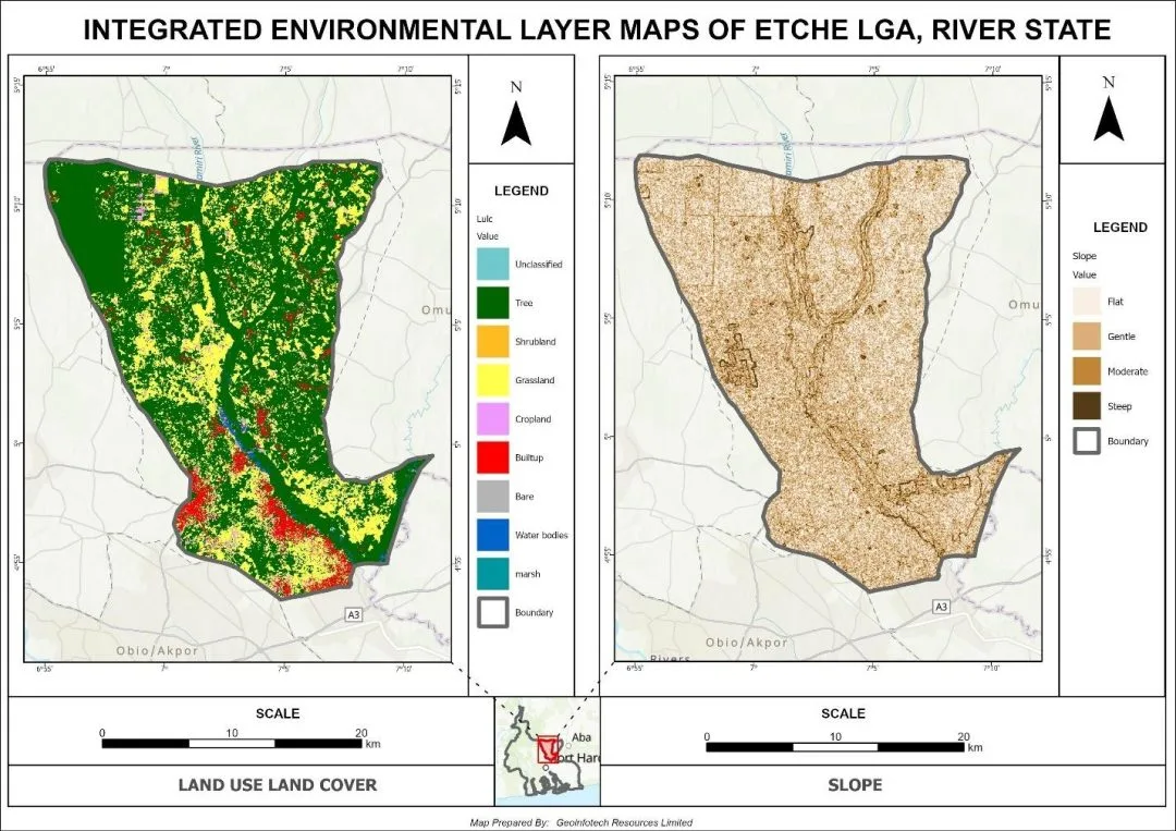 Spatial Modelling of Agricultural Suitability Using Multi-Criteria Evaluation and GeoAI-Inspired Geospatial Analysis       by Sterling Umoren; Maps produced by Ewenla Abimbola