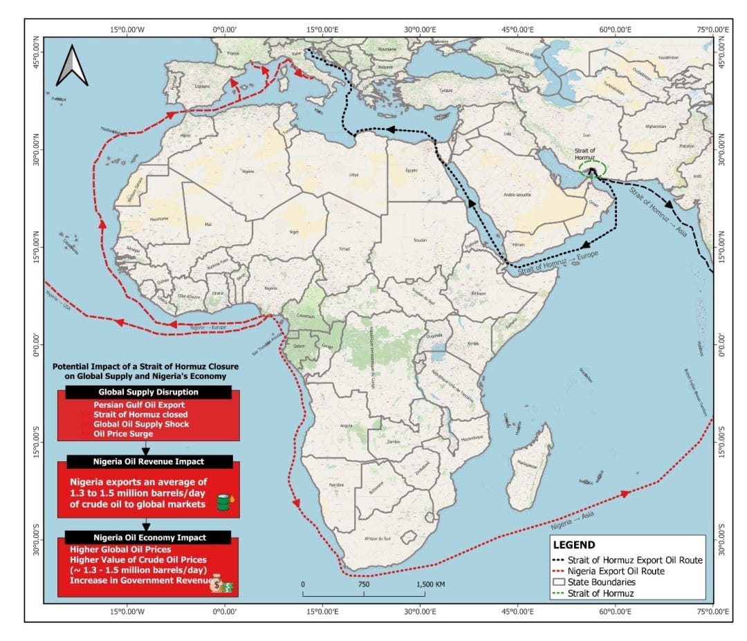 POTENTIAL IMPACT OF A CLOSURE OF THE STRAIT OF HORMUZ ON GLOBAL OIL SUPPLY AND ITS IMPLICATIONS FOR THE NIGERIAN OIL ECONOMY BY EDET JOHN