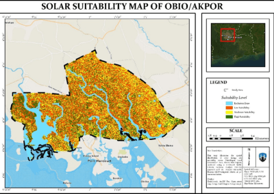GEOSPATIAL ASSESSMENT OF OPTIMAL SOLAR ENERGY SITE SUITABILITY ACROSS OBIO/AKPOR LOCAL GOVERNMENT AREA, PORT HARCOURT USING SATELLITE DATA by Aderonke Lande