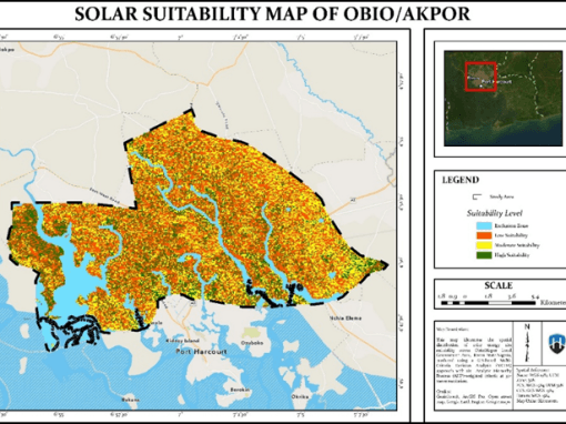 GEOSPATIAL ASSESSMENT OF OPTIMAL SOLAR ENERGY SITE SUITABILITY ACROSS OBIO/AKPOR LOCAL GOVERNMENT AREA, PORT HARCOURT USING SATELLITE DATA by Aderonke Lande