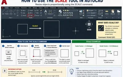 How to Use the Scale Tool in AutoCAD
