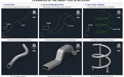 How to Use the Sweep Tool in AutoCAD